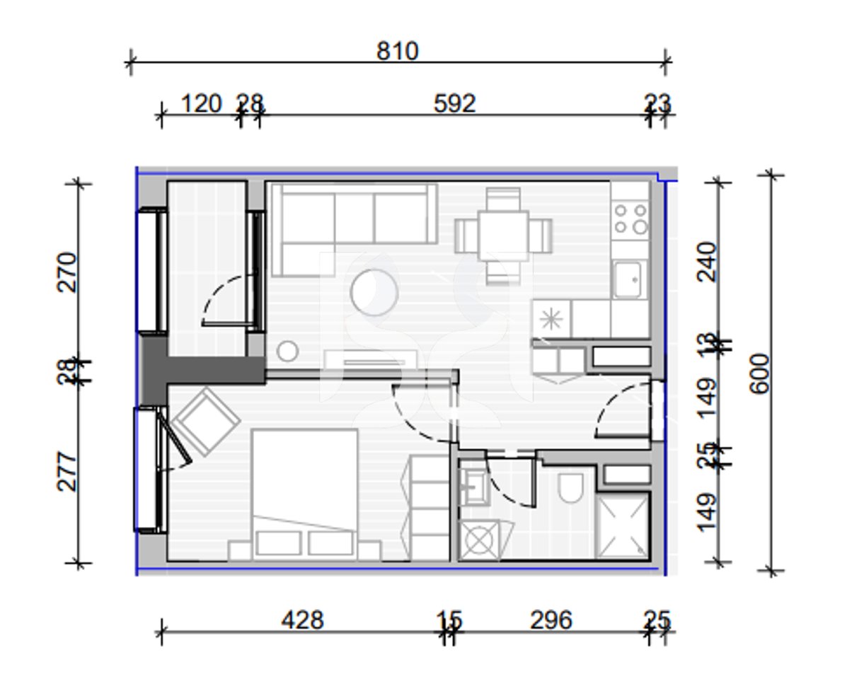 APPARTAMENTO 1+1 IN VENDITA A NAYA RESIDENCE
