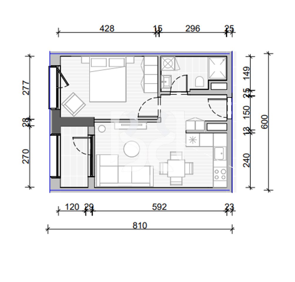 APPARTAMENTO 1+1 IN VENDITA A NAYA RESIDENCE