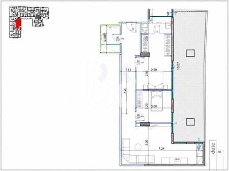 APARTAMENT 2+1+2+VERANDE NE SHITJE NE YZBERISHT