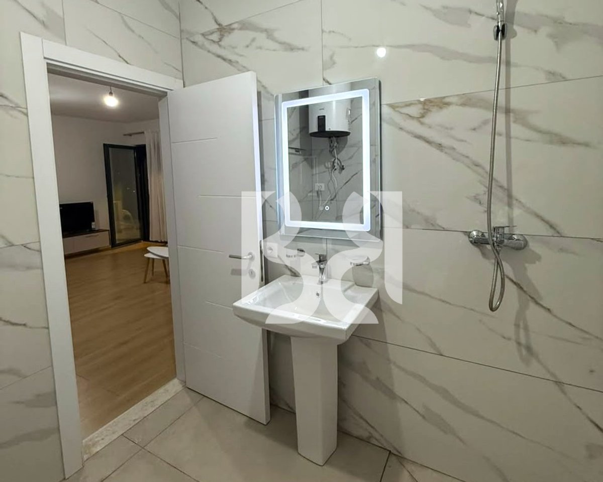 Apartment 1+1 for Rent in Bulevardin e Ri – 9th Floor | New Building | Furnished | 570 €/Month