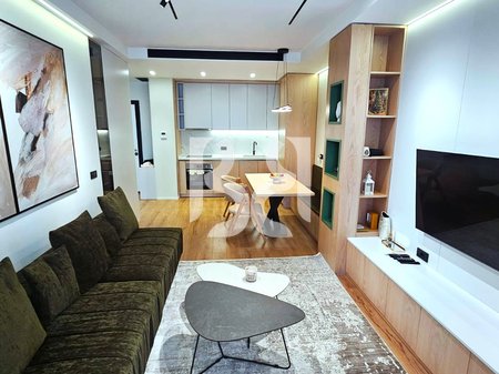 APARTMENT 1+1 FOR RENT AT GOLDEN TOWER – MINE PEZA, TIRANA | 900 € / month*