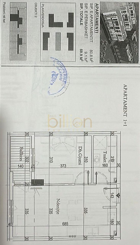 APPARTAMENTO 1+1 IN VENDITA A TIRANA INGRESSO!