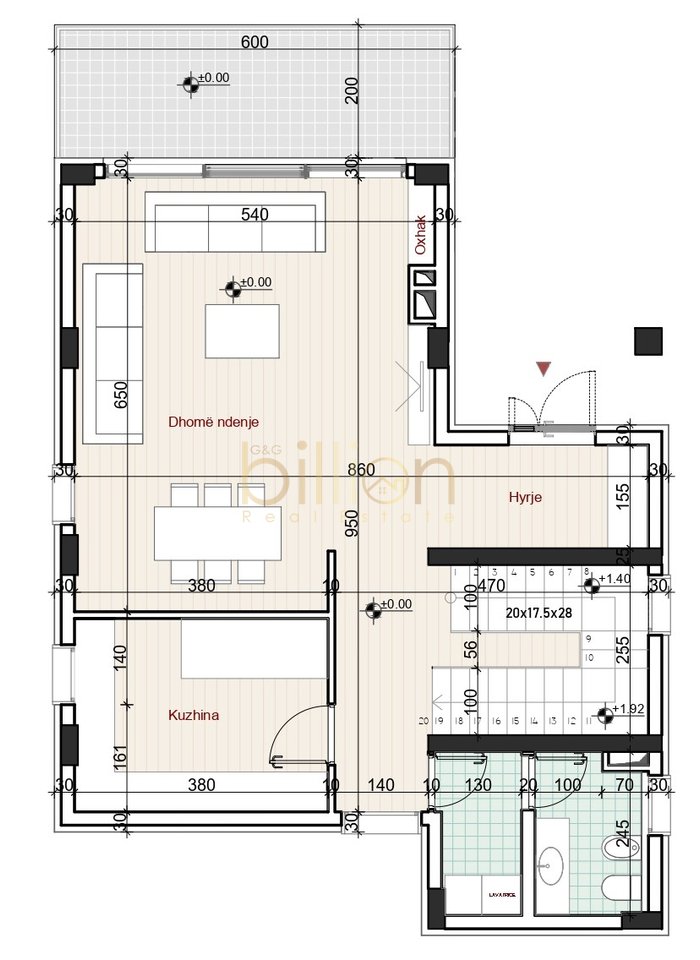 SHITET VILË 3-KATËSHE NË CALM VIEW RESIDENCE, PRANË LIQENIT TË FARKËS