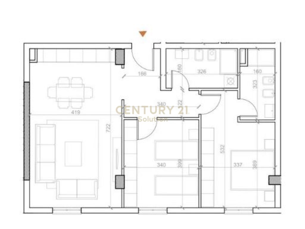APARTMENT FOR SALE 2+1+2 + PARKING POST AT ROSE GARDEN RESIDENCE
