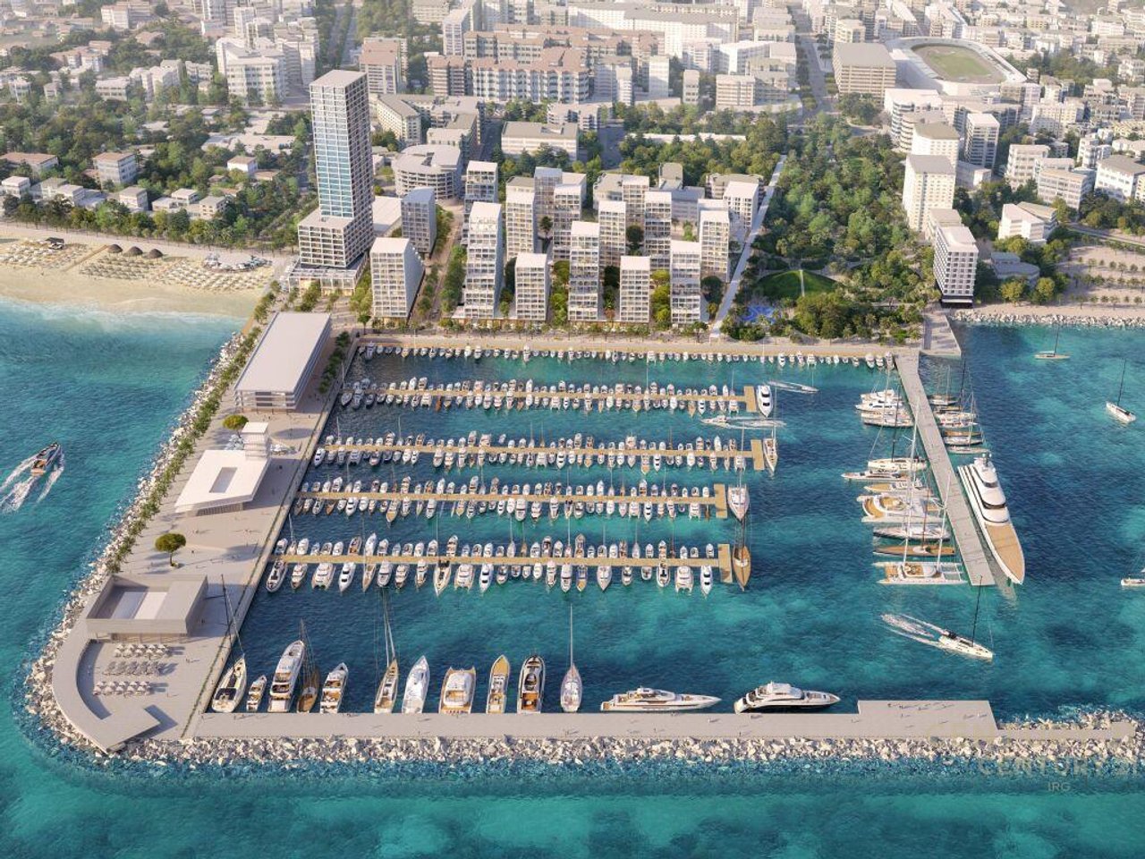 3+1 APARTMENT FOR SALE WITH TOTAL SEA VIEW, VLORA MARINA.