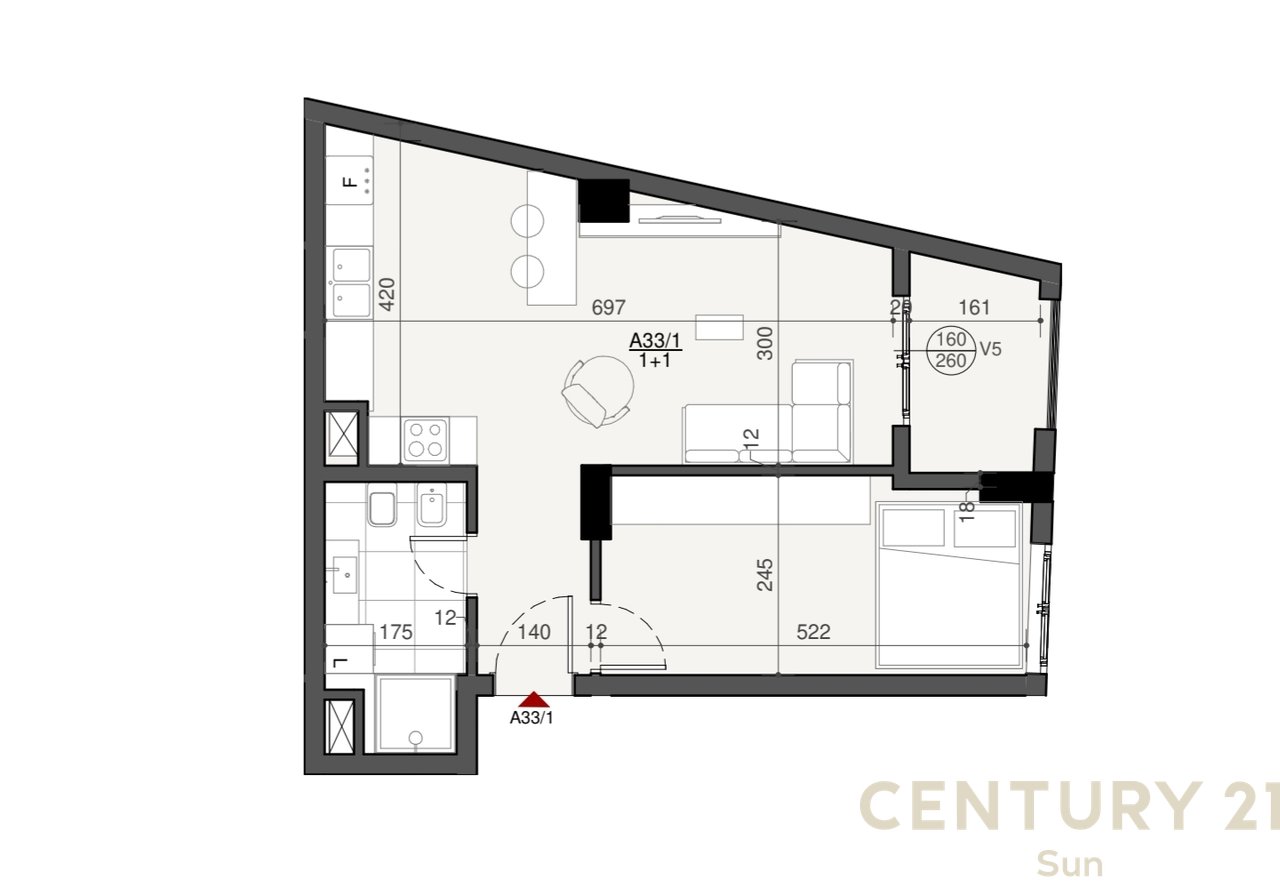 APARTMENT FOR SALE IN FRONT OF DISPENSARY