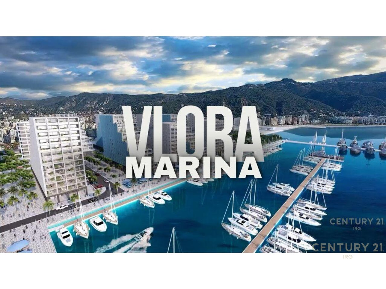 3+1 apartment with veranda and parking space included, Vlora Marina!!!!