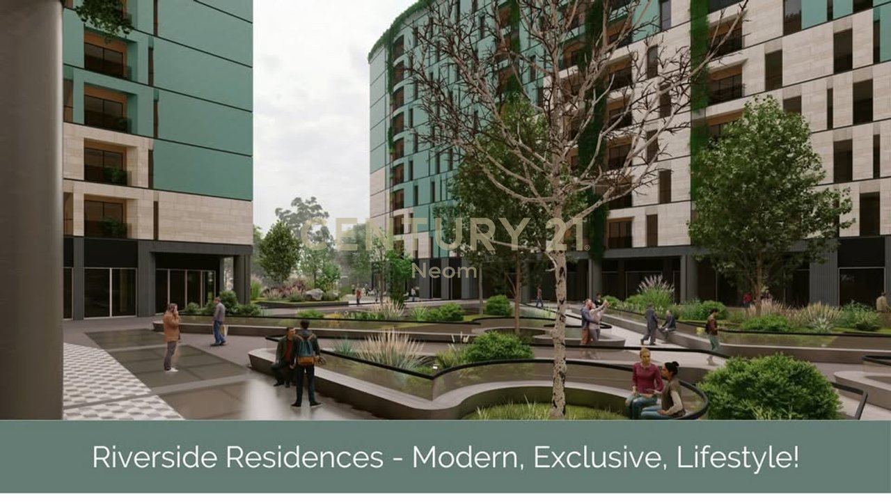 FOR SALE, 2+1+2 APARTMENT IN RIVERSIDE RESIDENCE, near Globe!