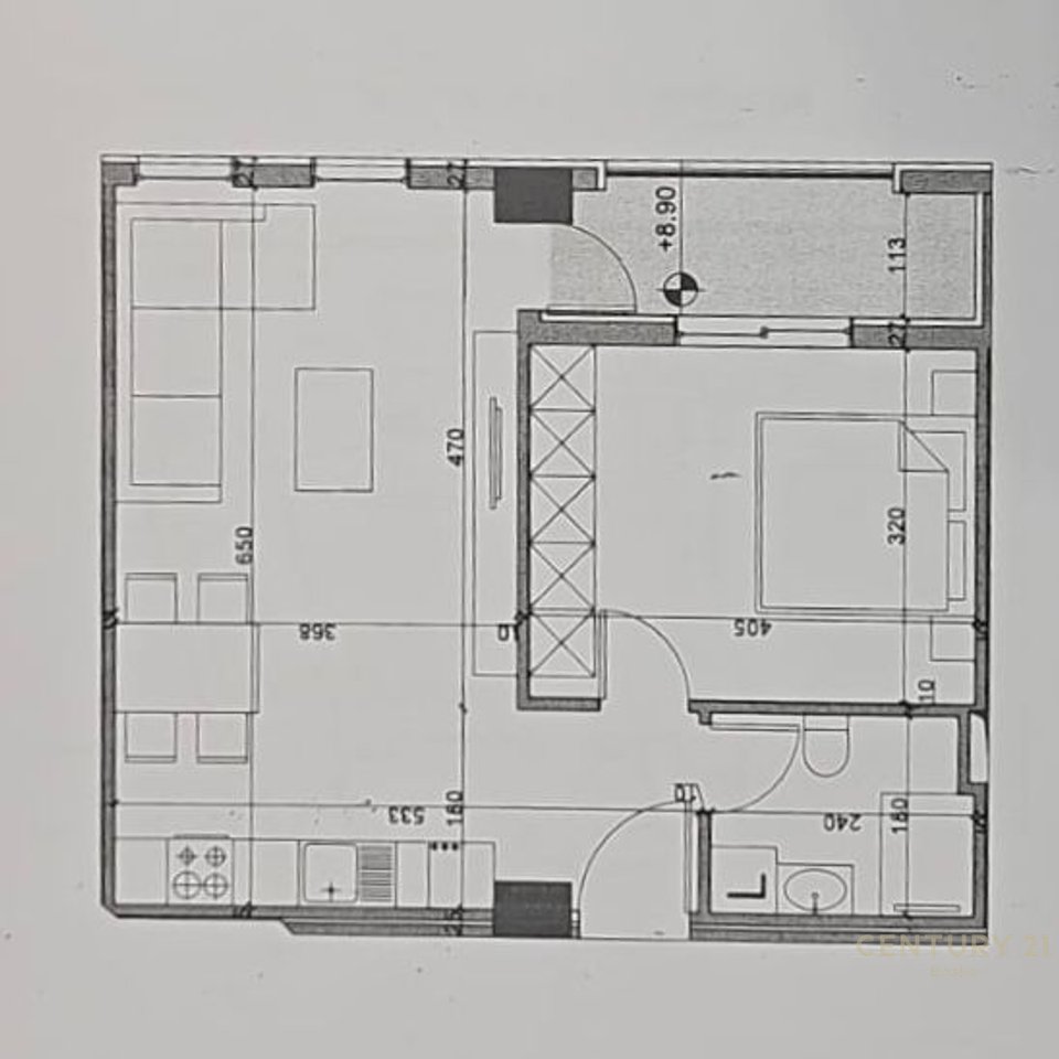 Apartament 1+1 Për Shitje në Bulevardi i Ri!