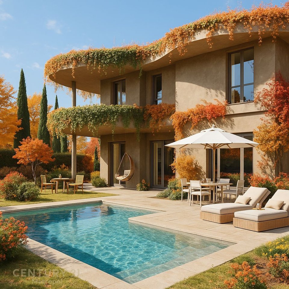 LEI È UN'ELITE VILE CON UNA PISCINA, VICINO AL LAGO FARKA - RESIDENZA FARKA HILLS!