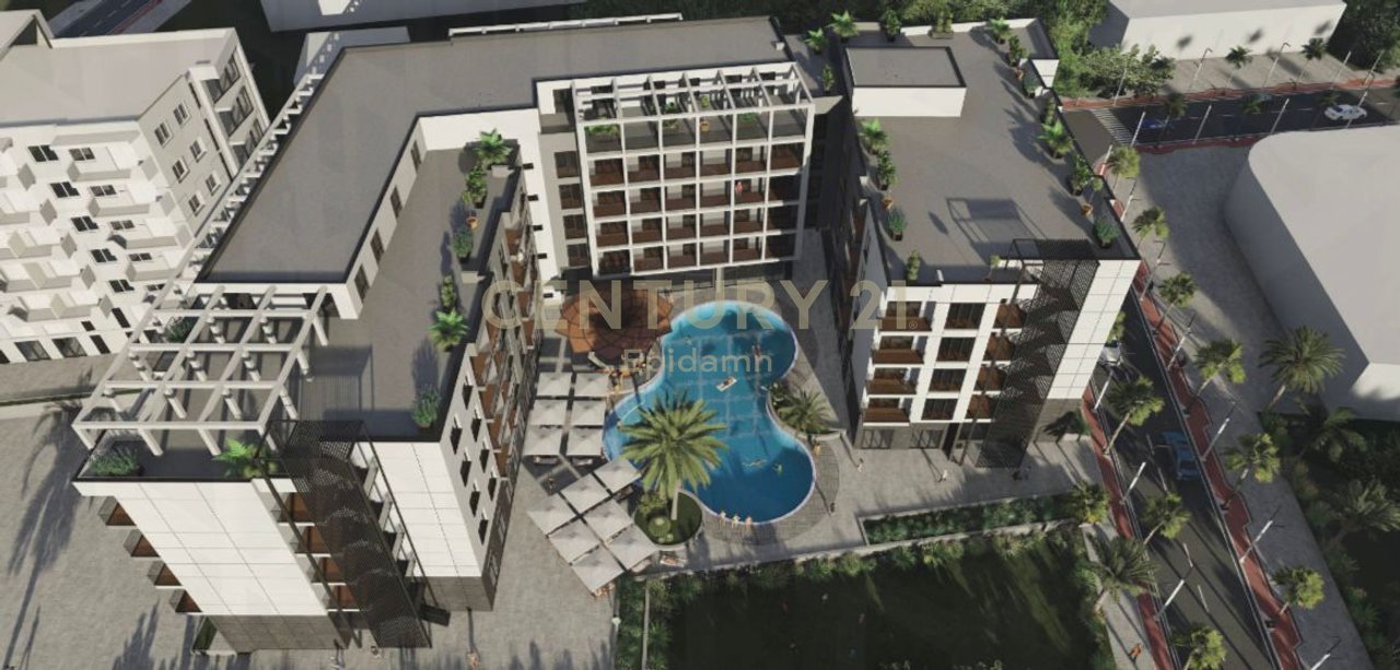 Appartamento 1+1 in vendita al "Lotus Residence" Mali i Robit! Pagamento a rate disponibile!
