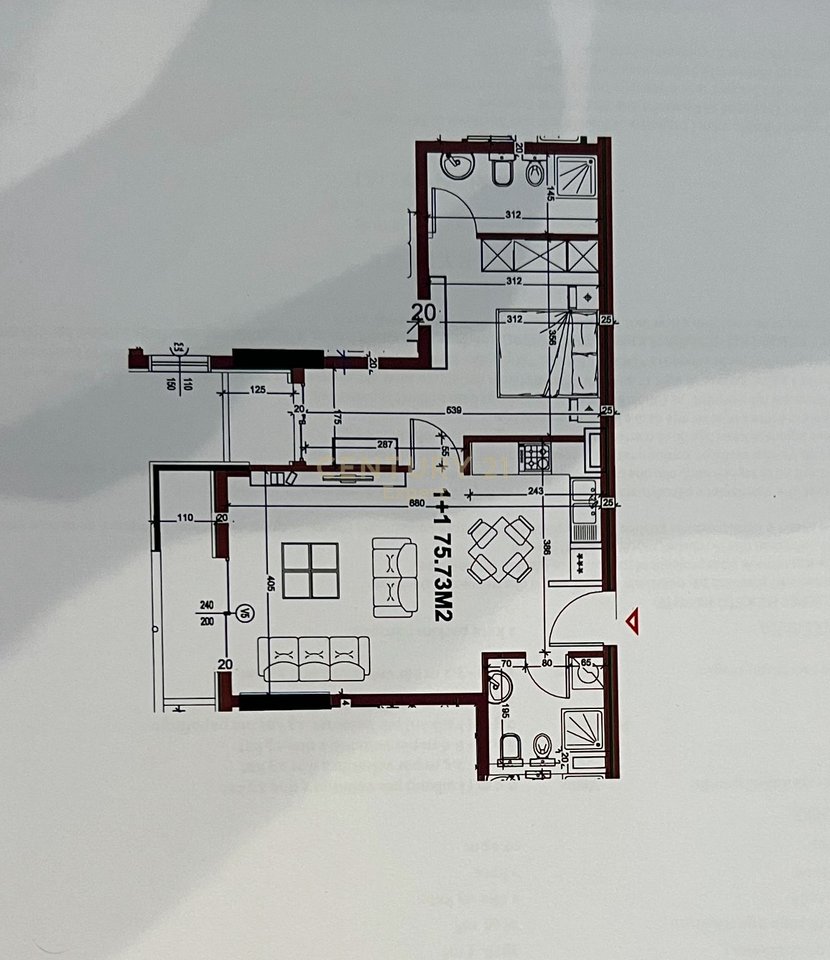 SHESIM APARTAMENT 1+1+2 NE GOLDEN PARK 3 TIRANA!