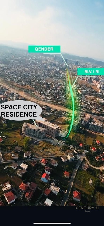 Shesim apartament 2+1  në Space City, Paskuqan!