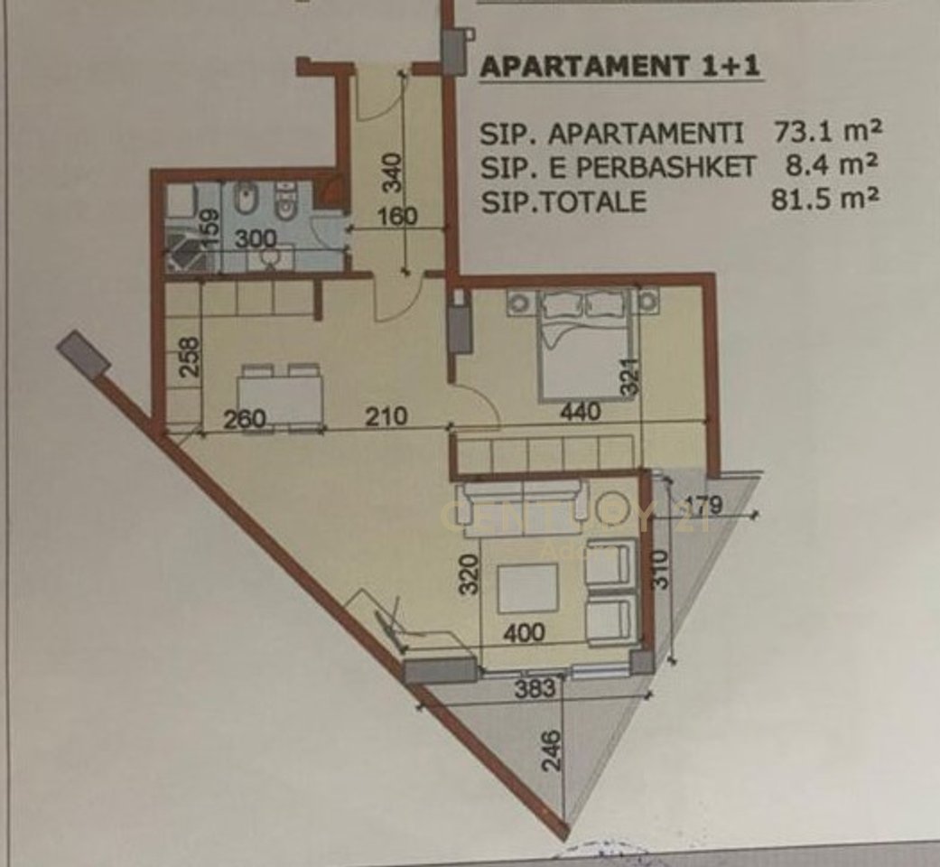 Jepet me qira apartament modern tek Rruga e Kosovareve!