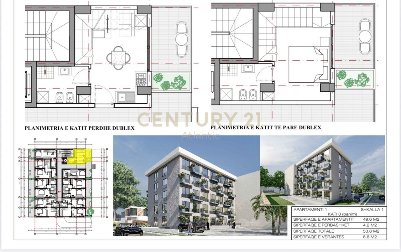 Duplex 1+1 Në Shitje në Durrës, Mali i Robit