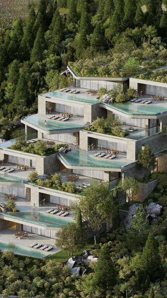 HORIZONS TERRACES — APARTMENT WITH PRIVATE POOL IN PALASË