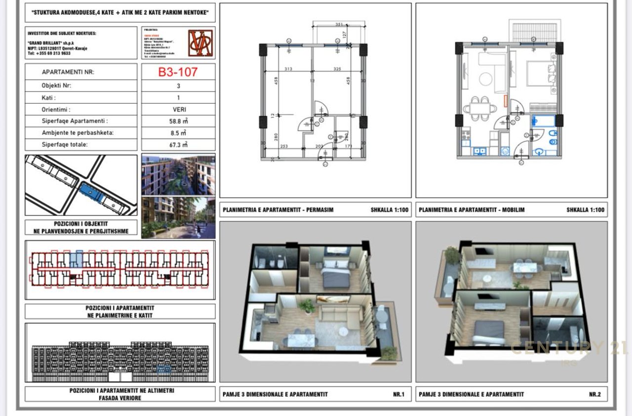 PER APARTAMENT 1+1 PALM PARADISE RESIDENCE ! MUNDESI PAGESE ME KESTE!