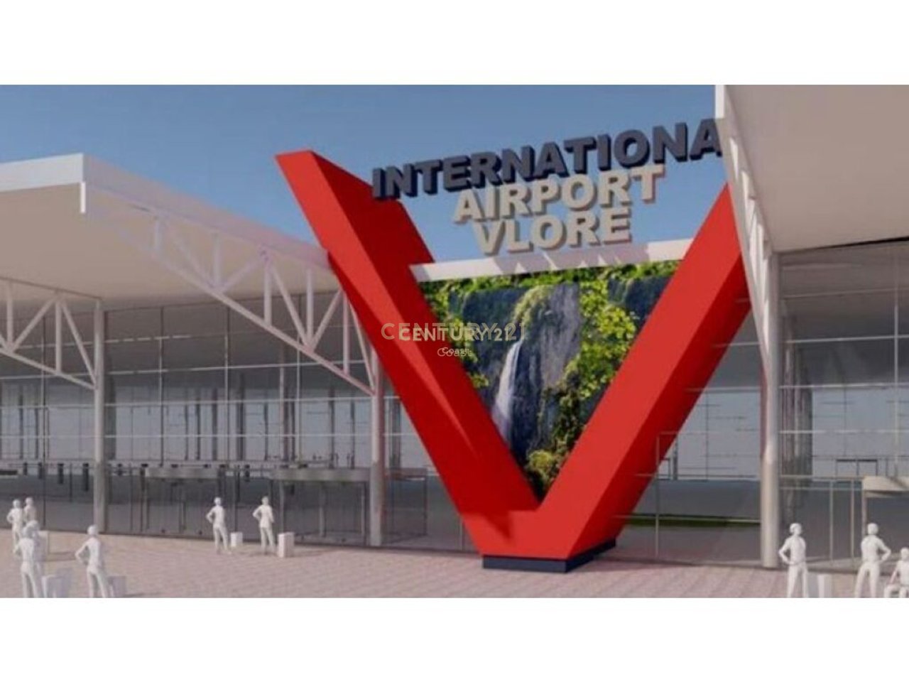 STOP OPPOSITE THE ENTRANCE OF THE AIRPORT IN VLORE !!!