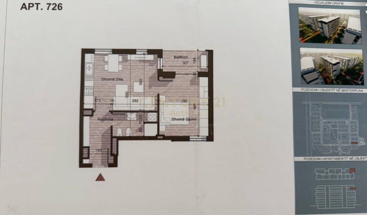 SHESIM APARTAMENT 1+1+POST PARKIMI,QTU!