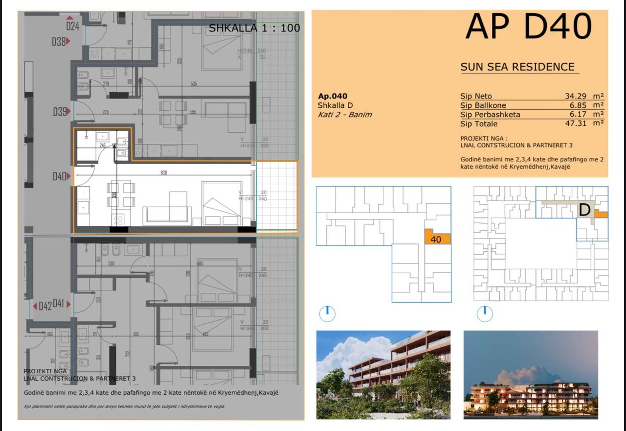 STUDIO FOR SALE IN THE NEWEST RESIDENCE IN GOLEM, SUN SEA RESIDENCE!! PAYMENT POSSIBILITY IN INSTALLMENTS!!