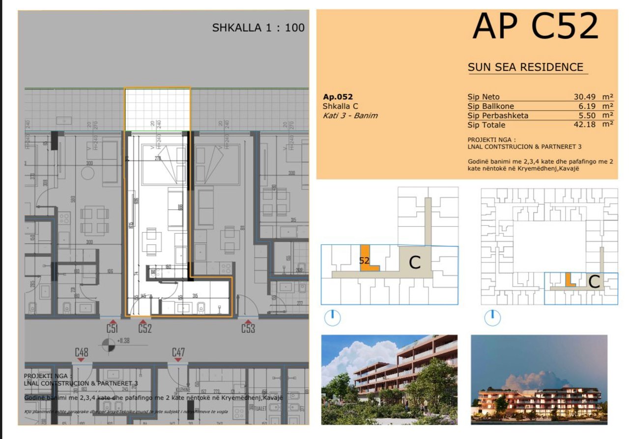 SHITET STUDIO NE REZIDENCEN ME TE RE NE GOLEM, SUN SEA RESIDENCE!! MUNDESI PAGESE ME KESTE!!