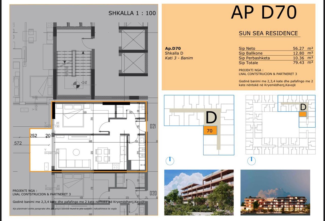 APPARTAMENTO 1+1 NELLA RESIDENZA PIÙ NUOVA A GOLEM, SUN SEA RESIDENCE!! POSSIBILITÀ DI PAGAMENTO A RATE!!