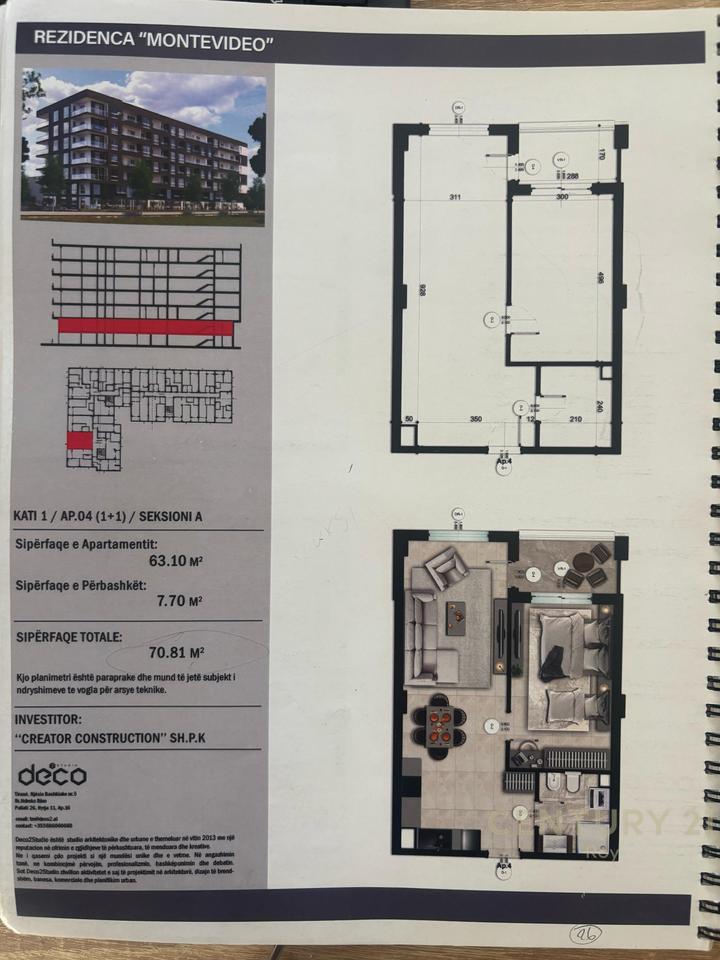 APARTMENT 1+1 FOR SALE IN MONTEVIDEO RESIDENCE!!!