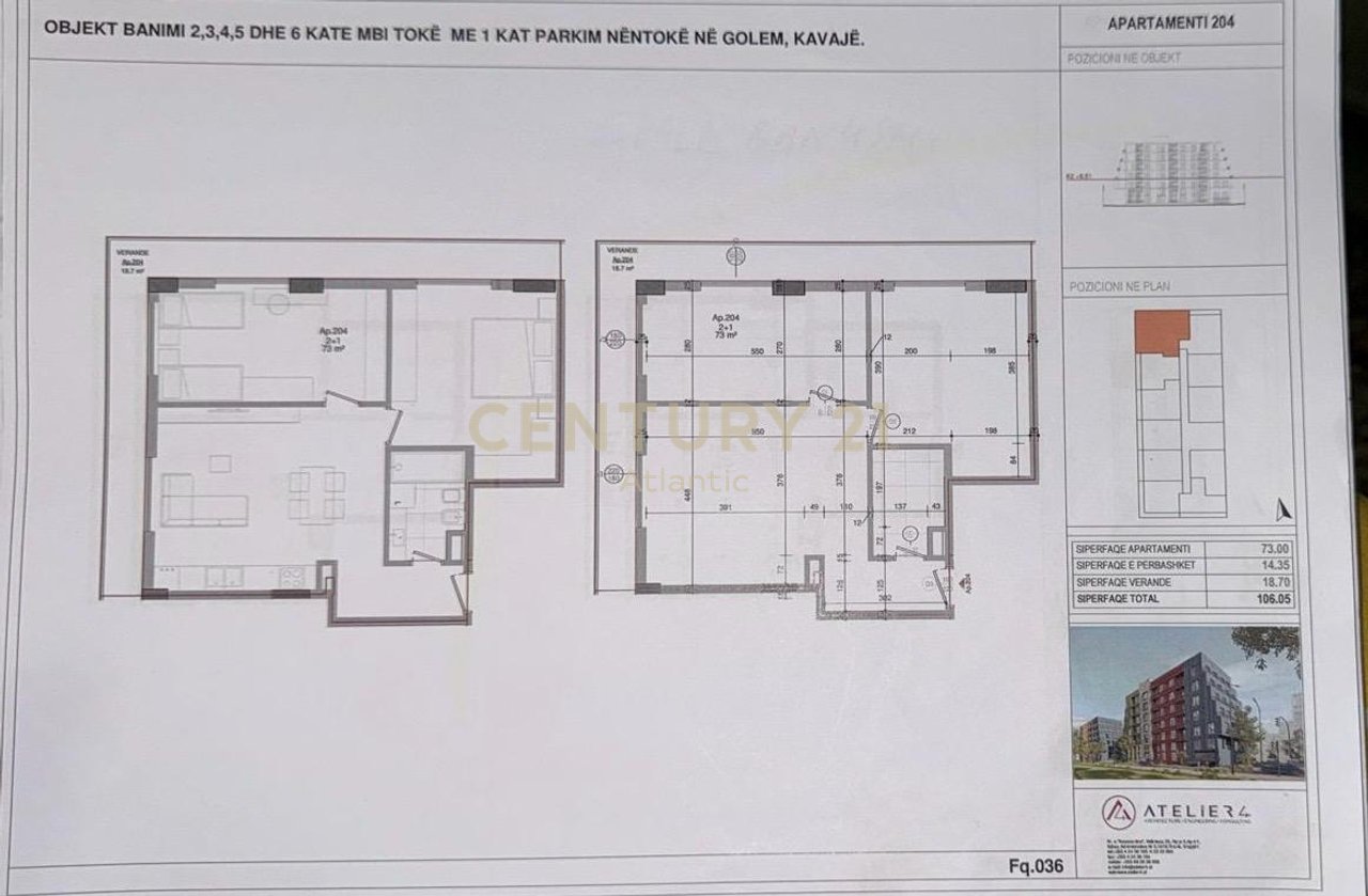 OPPORTUNITÀ CMIM 905€ / M2
Appartamento 2+1 in vendita a Golem, 96.000 € | 106 m²