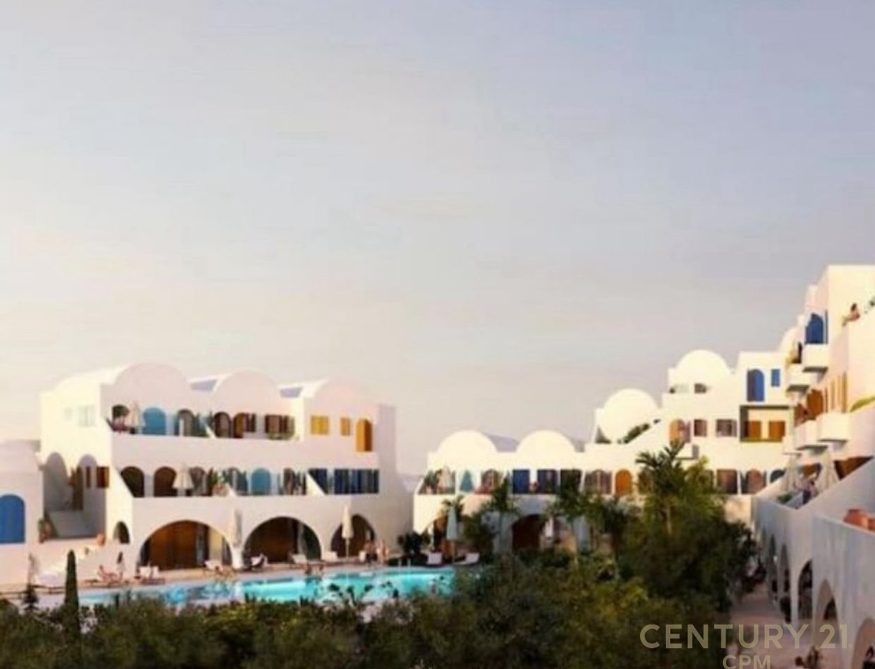 Appartamento 2+1 in vendita a Santorini 2, Village Square Dhërmi, Vlora