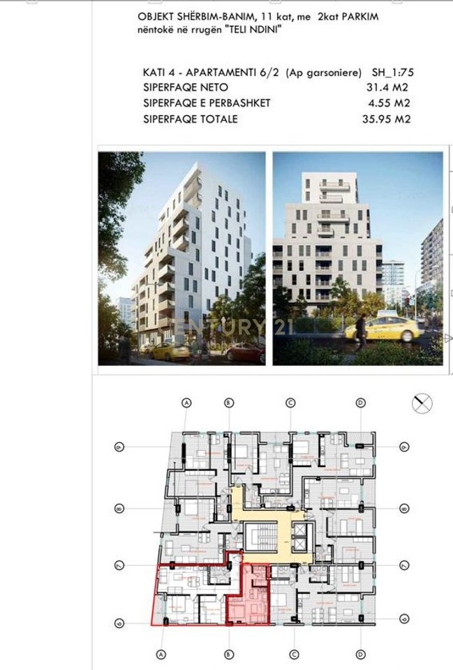 Studio for Rent in Xhamllik - 300€