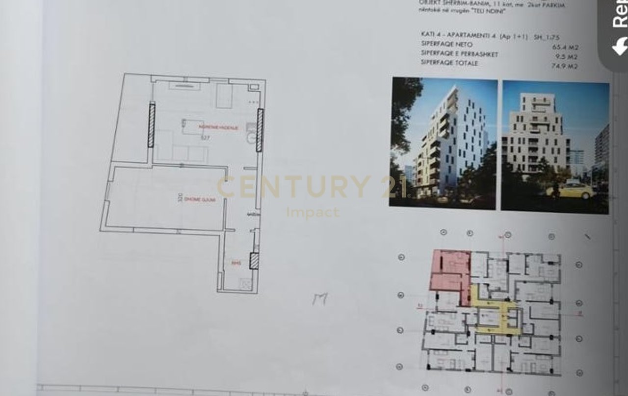 Appartamento 1+1 in affitto a Xhamlliku - 400€!