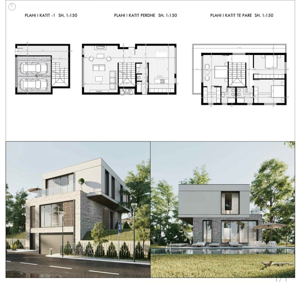 Shitet vilë B2 në liqenin e Farkës "Lakeside Residencë" !!!