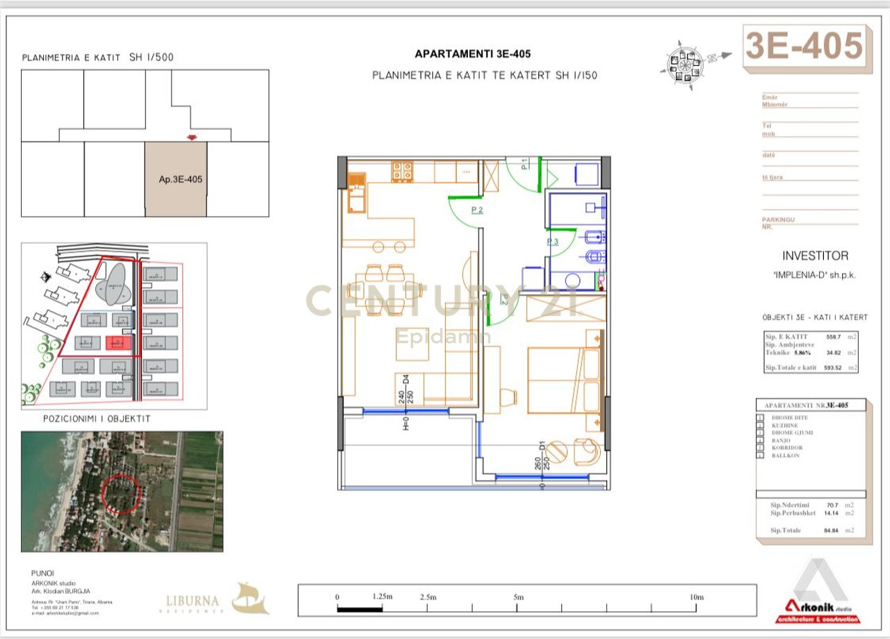 APARTMENT 1+1 FOR SALE AT LIBURNA RESIDENCE, IN GOLEM!