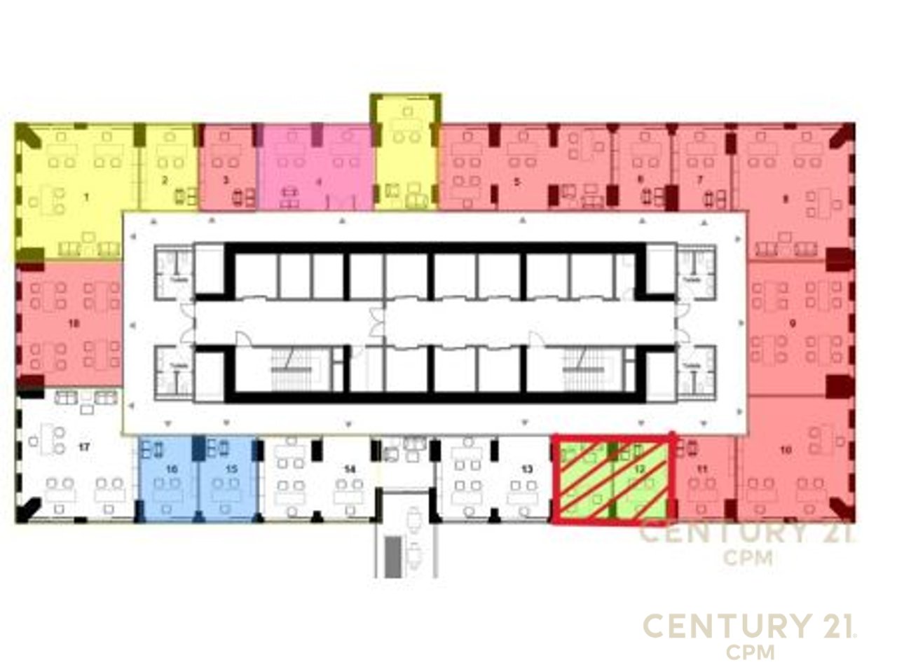 OFFICE FOR RENT FLOOR 7 IN DOWNTOWN ONE SHOPPING CENTER