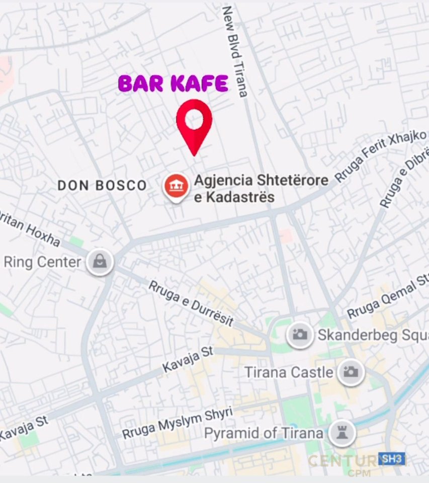 Invested café bar for sale near the Mortgage Office, Jordan Misja Street