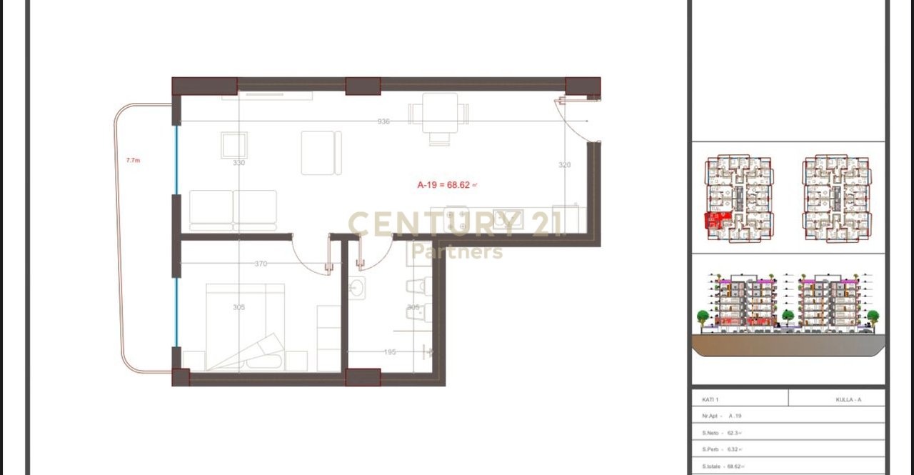 SHITEN APARTAMENT 1+1 ME 1050 EURO M2 NE GOLEM