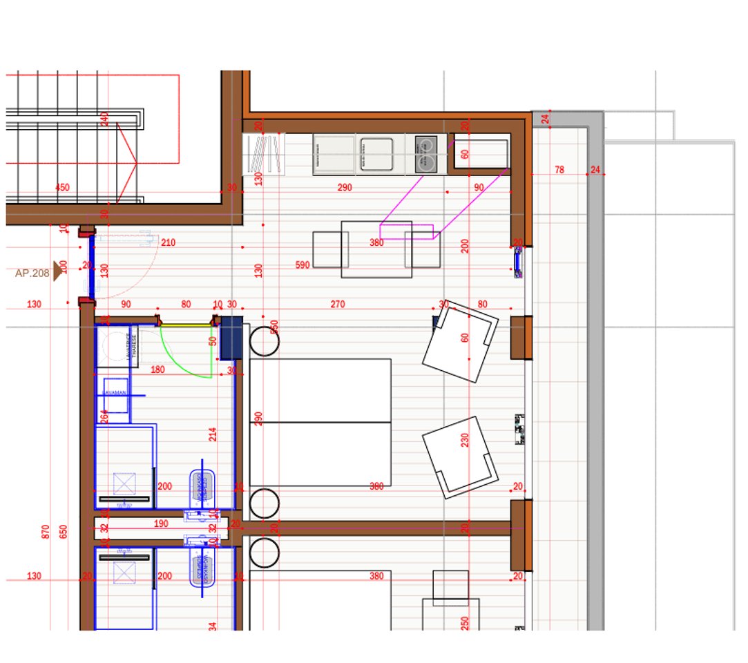 Studio per Shitje në Sarandë, Rruga e Peste – 66,000€ | 44.4 m²