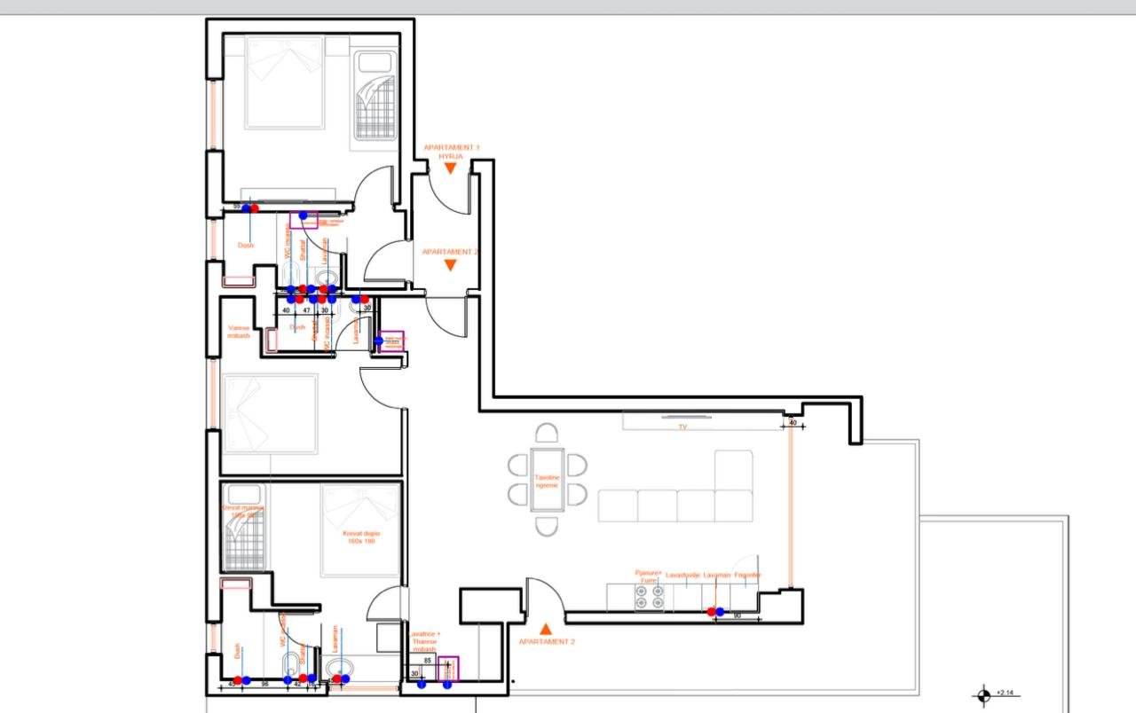 SARANDE, APPARTAMENTO IN VENDITA 3+1+3 TOTALMENTE RISTRUTTURATO