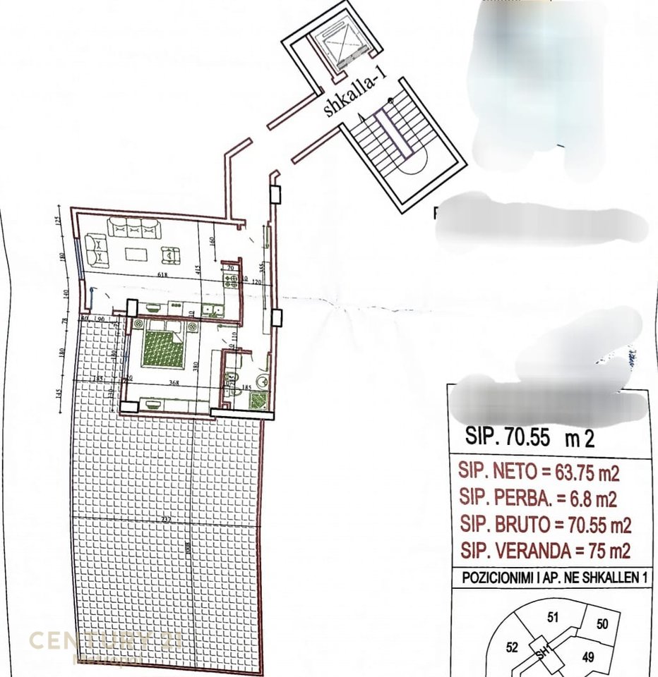 APPARTAMENTO 1+1 CON VERANDA - COMPLESSO FRATARI!