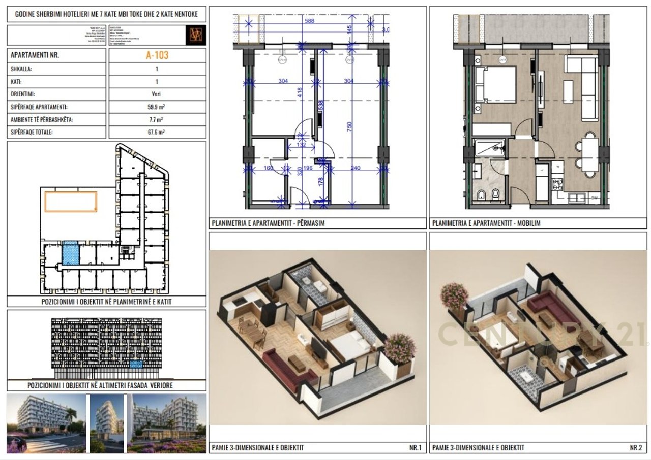 SALES START IN DRAGOTI RESIDENCE 2! INSTALLMENT PAYMENT OPTION AVAILABLE
APARTMENT 1+1 FOR SALE