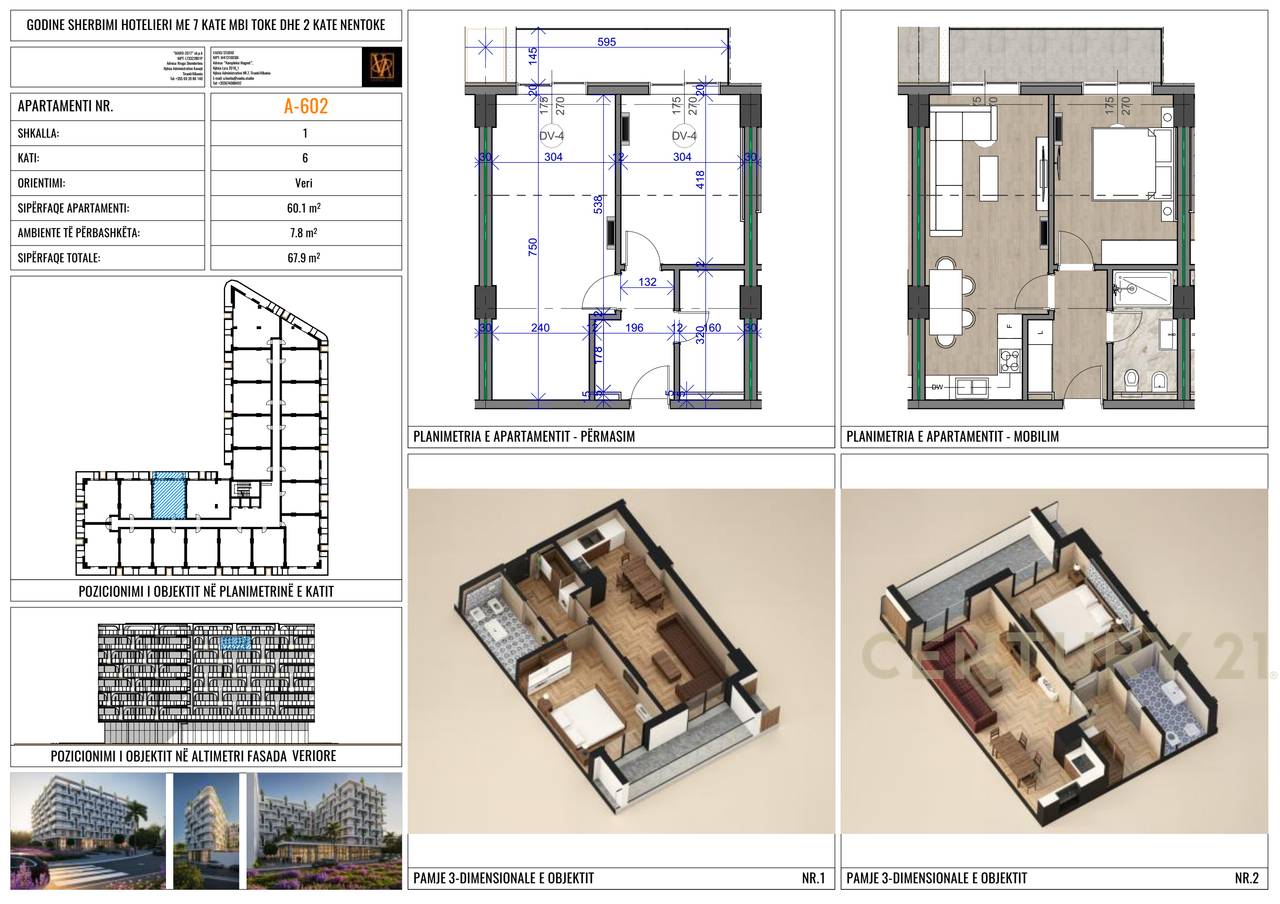 APARTAMENT 1+1 PER SHITJE NE GOLEM! MUNDESI PAGESE ME KESTE!