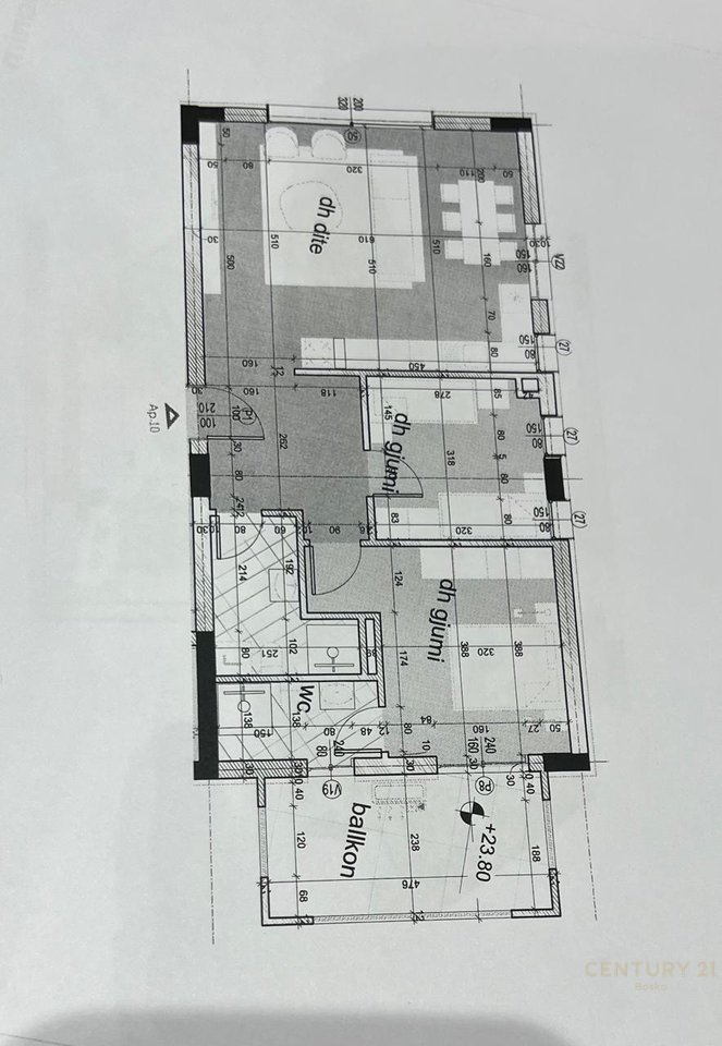 Kopshti Zoologjik, Shitet apartament 2+1 ne Rezidencen Dream House