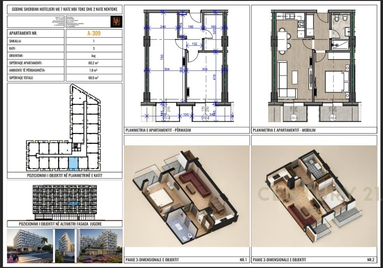 APARTAMENT 1+1 PER SHITJE NE GOLEM! MUNDESI PAGESE ME KESTE!