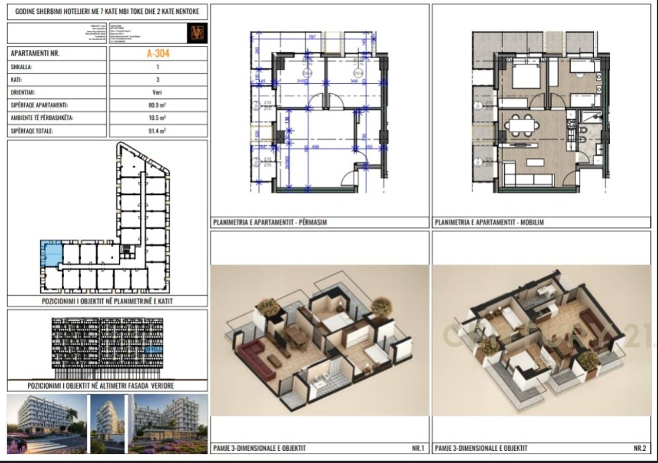 2+1 APARTMENT FOR SALE IN GOLEM! PAYMENT OPTION WITH INSTALLMENTS!