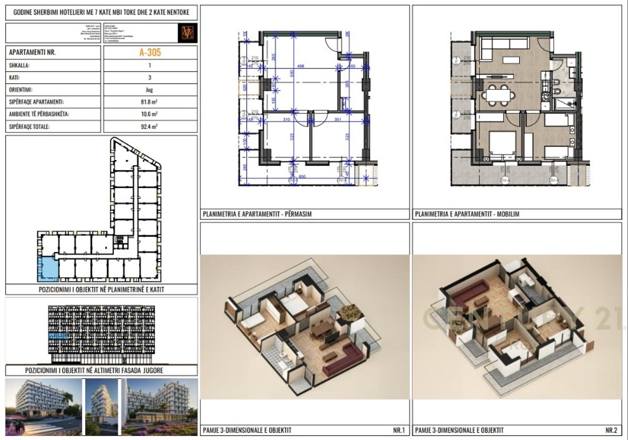 2+1 APARTMENT FOR SALE IN GOLEM! PAYMENT OPTION WITH INSTALLMENTS!