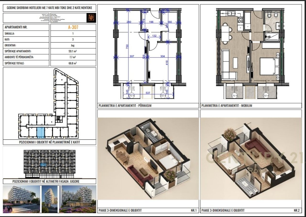 APARTAMENT 1+1 PER SHITJE NE GOLEM! MUNDESI PAGESE ME KESTE!