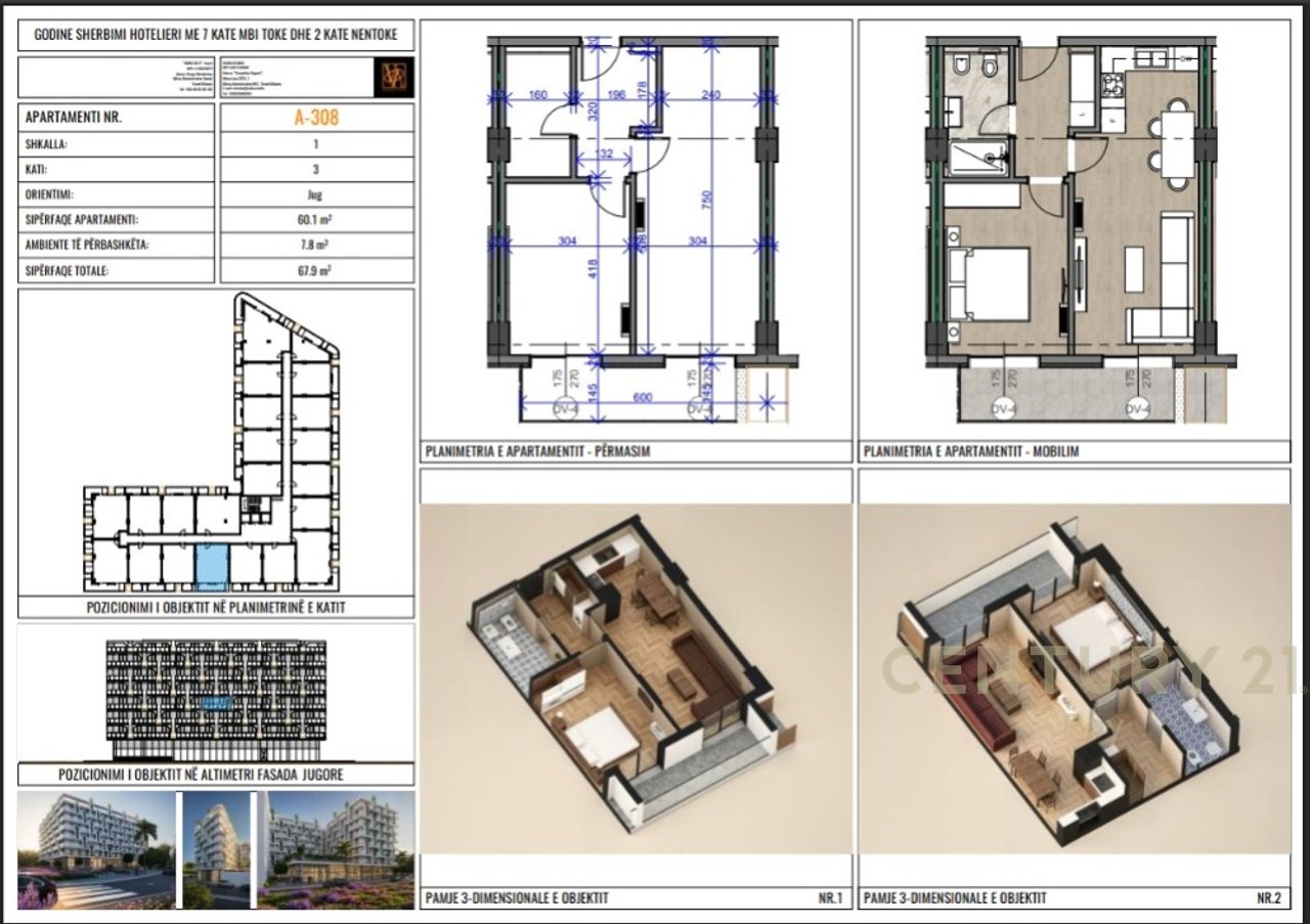 APARTAMENT 1+1 PER SHITJE NE GOLEM! MUNDESI PAGESE ME KESTE!