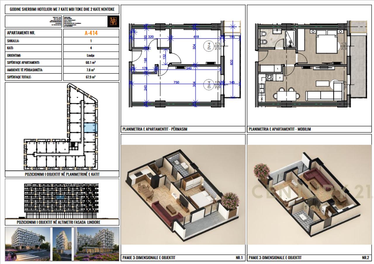 SHITET APARTAMENT 1+1! MUNDESI PAGESE ME KESTE!