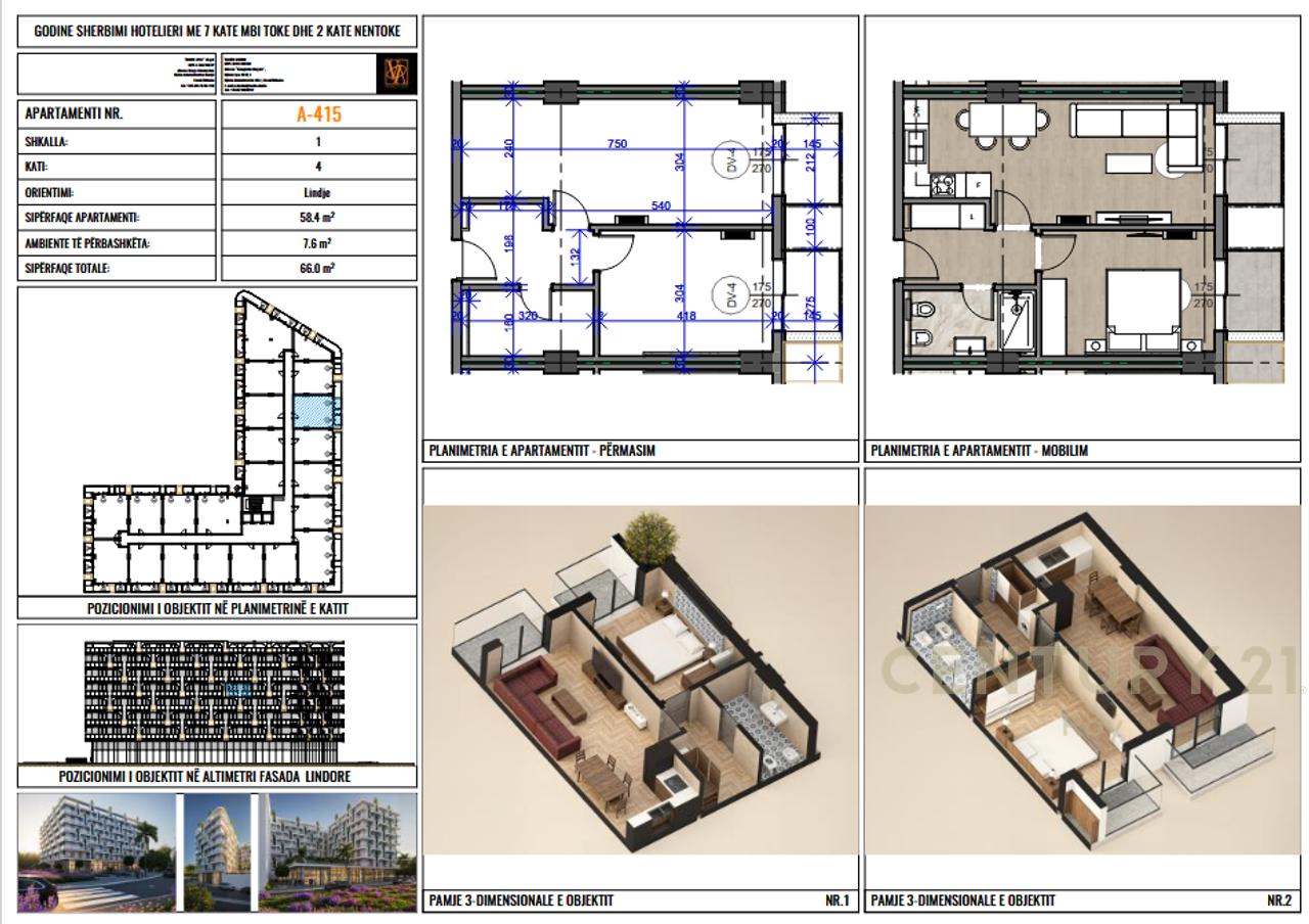 SHITET APARTAMENT 1+1! MUNDESI PAGESE ME KESTE!