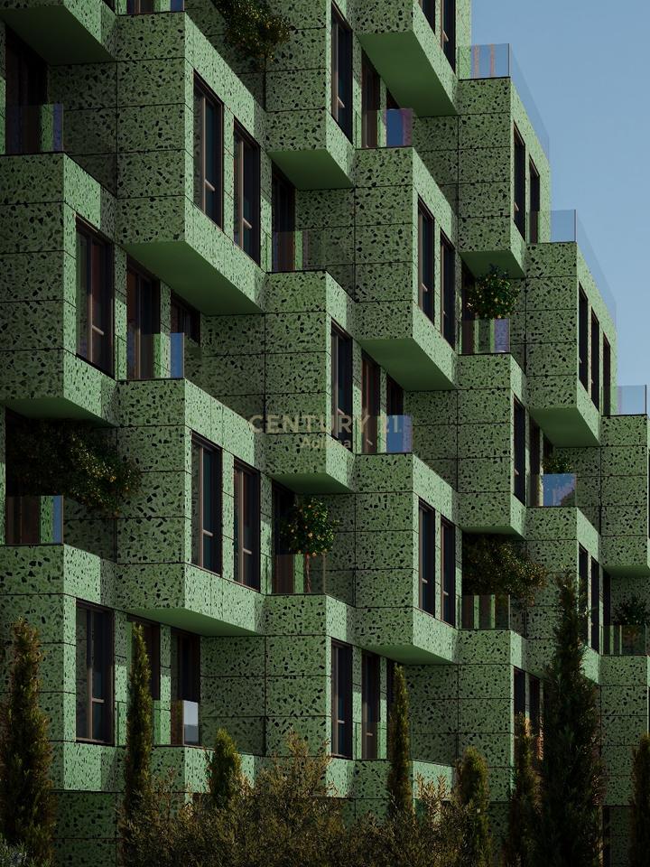 Apartament 1+1 për Shitje në Projekt të Ri me Pamje Anësore në Radhimë